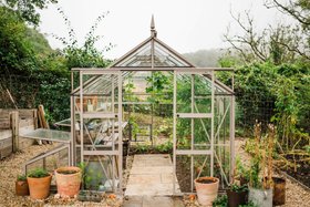 Rhino Premium Greenhouse: 8x12 Clay Grey