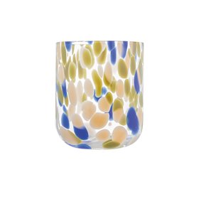 Multi-Colour Speckle Glass Tumbler