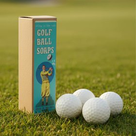 Set of Four Golf Ball Soaps