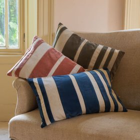 Leba Velvet & Linen Rectangular Cushions