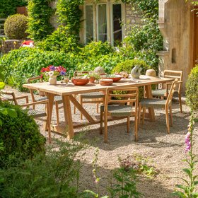Tora Teak Outdoor Dining Tables, from £1,795.00