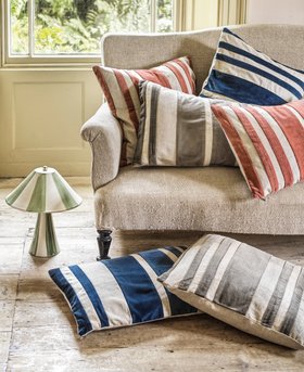 Leba Velvet and Linen Cushion Collection