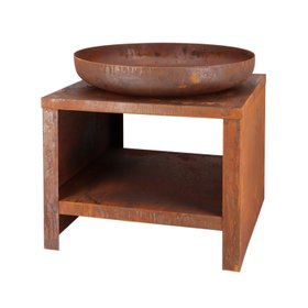 Fire Bowl And Wood Storage