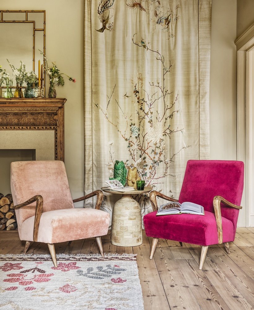 Lawrie Velvet Armchair