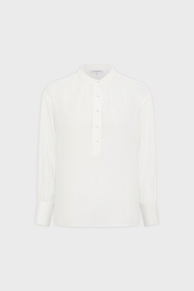 Flowing blouse with Tunisian collar - CEZANNE