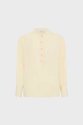 Soft blouse with Tunisian collar - CEZANNE
