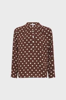 Soft polka dot blouse - CAYANE