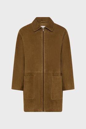 Zipped suede coat - TILANE