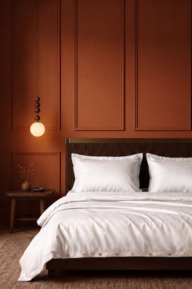 Bamboo Bedding Set in Silver Grey