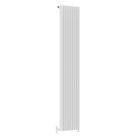 Toasty Axis White Rectangular Tube Vertical Radiator