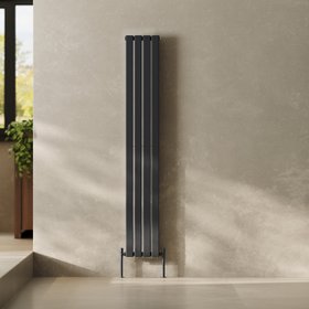 Toasty Radiance Anthracite Flat Panel Vertical Radiator