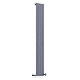 Toasty Radiance Anthracite Flat Panel Vertical Radiator