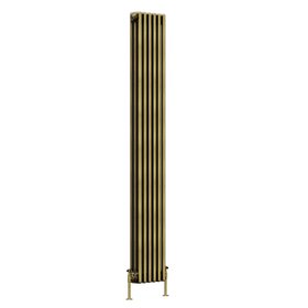 Toasty Ardleigh Antique Brass Vertical Column Radiator