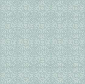 RHS Dandy Floral Soft Blue Wallpaper