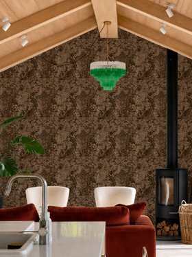 Esselle Home x Kate Hewitt @our_bears_home - Wild Verdue Autumn Rust Wallpaper