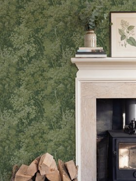 Esselle Home x Kate Hewitt @our_bears_home - Wild Verdue Fresh Green Wallpaper