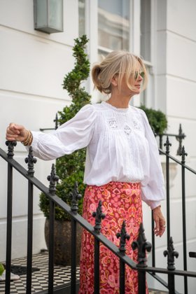 Dalia Skirt - Raspberry Ripple