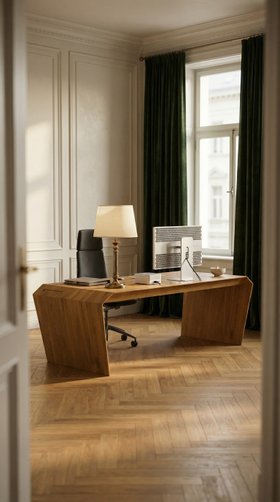 Schreibtisch mit Schublade