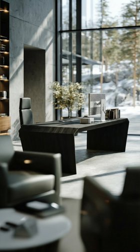 Schreibtisch mit Schublade