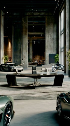 ArcPURE - Eckschreibtisch aus Massivholz