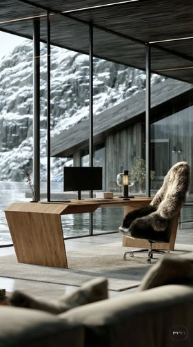 Schreibtisch mit Schublade