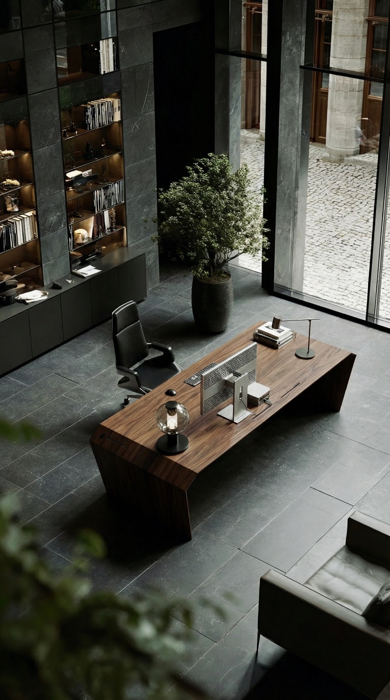 Schreibtisch mit Schublade