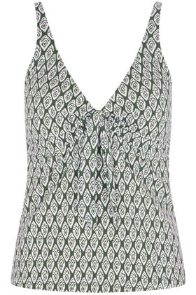 Tie Detail Tankini Top £20
