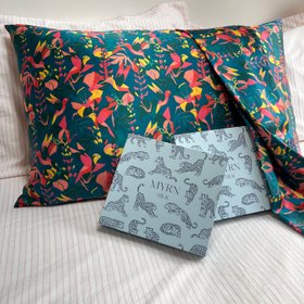 Hummingbird Pure Mulberry Silk Pillowcase Pair