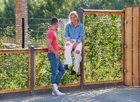 Larch Garden Mesh Screen -180cm