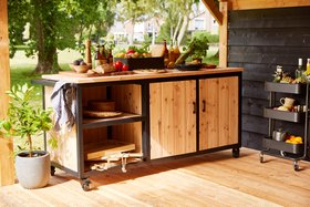 Acero outdoor kitchen station - 1.9m