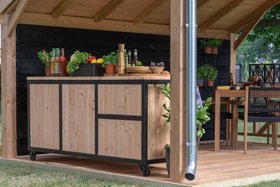 Acero outdoor kitchen station - 1.9m