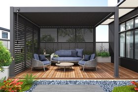Aluminium Pergola With Roof 3.6m