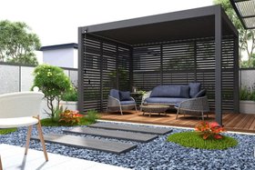 Aluminium Pergola With Roof 3.6m