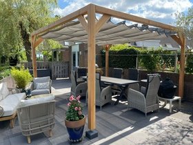 Harmonica Retractable Awning For Pergolas 2.9x3.0m