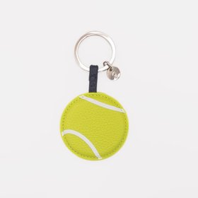 Green Tennis Ball Keyring