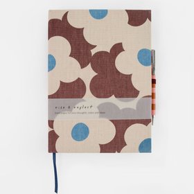 Wine Flower Casebound Notebook & Pen Set