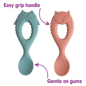 Silicone Suction Plate & Weaning Spoon Bundle