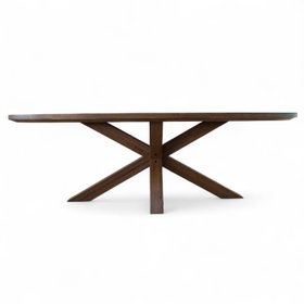 Roundstone 240cm Oval Table Grey Oiled