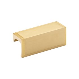Felix Pull Handle 64mm - Brushed Satin Brass
