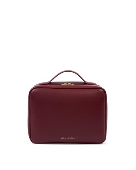Hanging Makeup and Travel Wash Bag in Cherry Red Burgundy