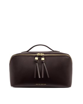 Soho Large Patent Crackle Makeup and Wash Bag in Crimson