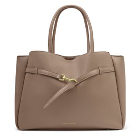 Maddie Work Tote Bag in Mocha