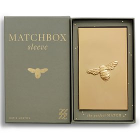 Gold Bee Matchbox Sleeve Cover