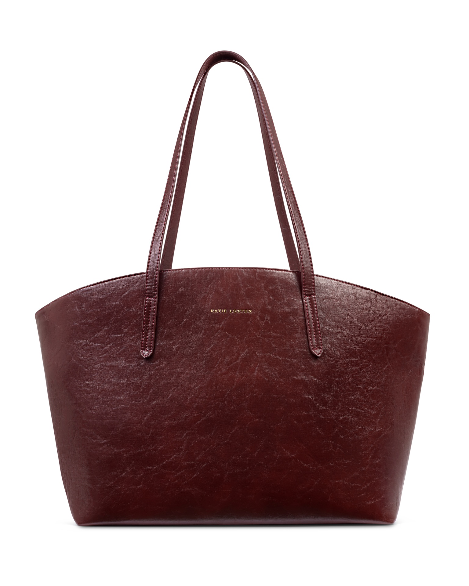 Harlyn Distressed Work Tote Bag in Cherry