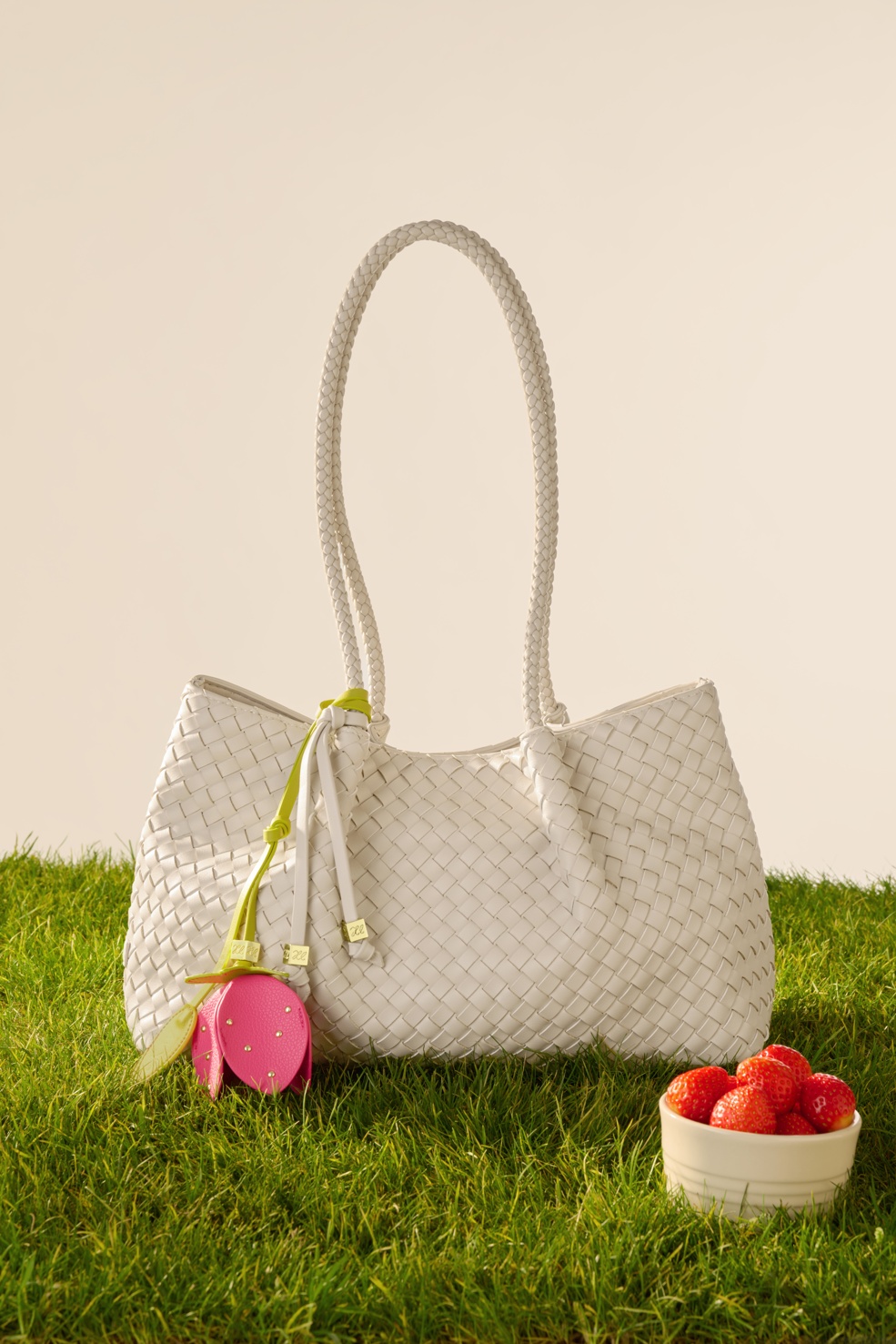 KL SS26 BAU WIMBLEDON White Nova Tote Bag