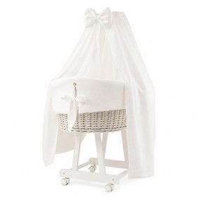 Mia Ivory Canopy Crib