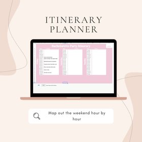 Bachelorette Party Planning Spreadsheet | Google Sheets Checklist, Budget, Guest List & Itinerary