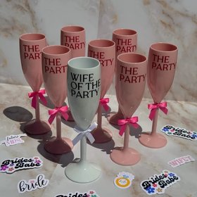 Hen Party Champagne Flute