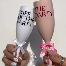 Hen Party Champagne Flute