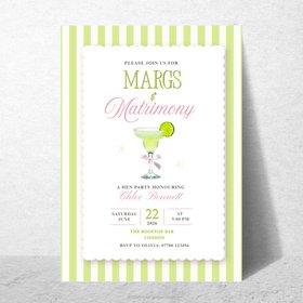 Margs & Matrimony Editable Hen Party Invitation